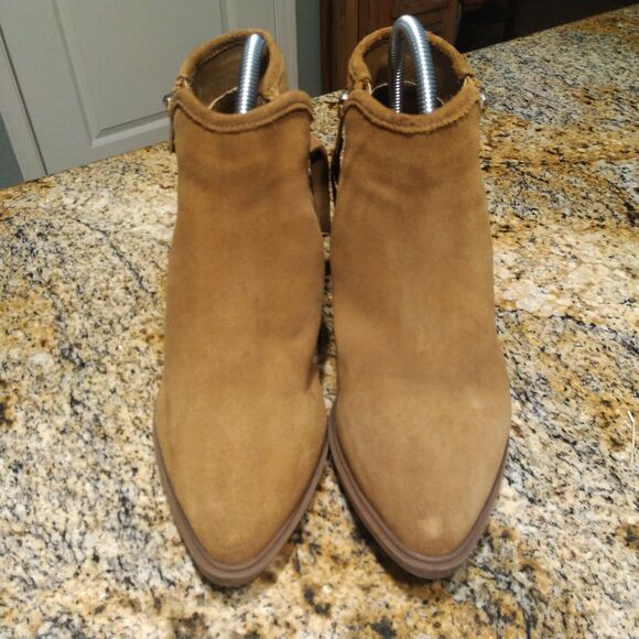 Steven By Steve Madden Doris Pointed-Toe Booties Leather Brown Women's 9.5 M - Picture 5 of 15